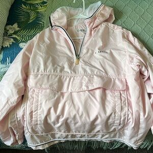 Vintage light pink lecaf windbreaker jacket